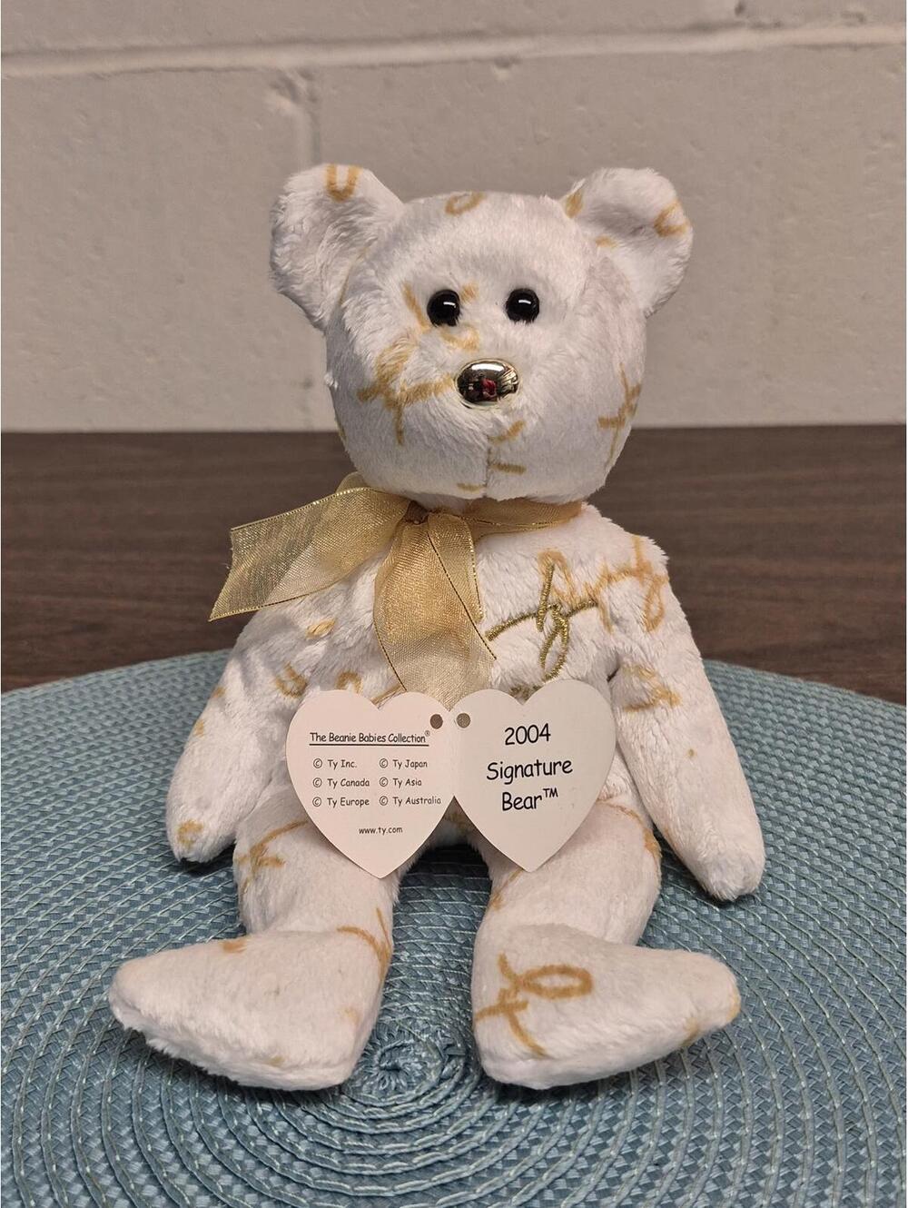 2004 Signature Beanie Baby Bear by Ty Inc.
